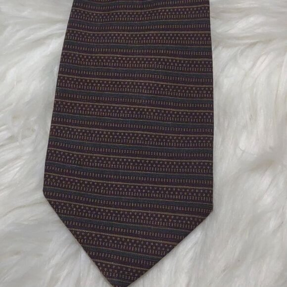 Coach Italian Silk Handmade in Italy Neck Tie - Picture 3 of 8